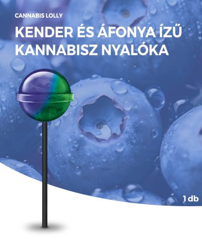 Blueberry Haze Cannabis Lollipop
