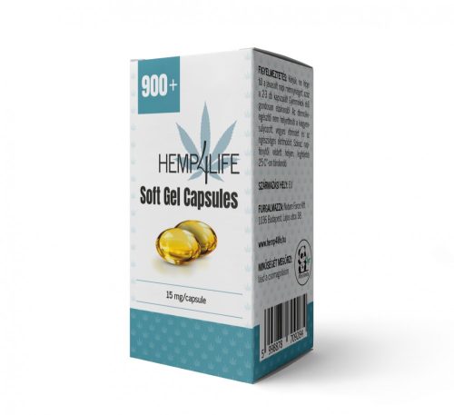 Hemp4Life Capsule din ulei de cânepă 900 mg 60 buc