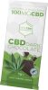 MediCBD Ciocolată neagră cu perle de caramel sărat (100mg CBD)