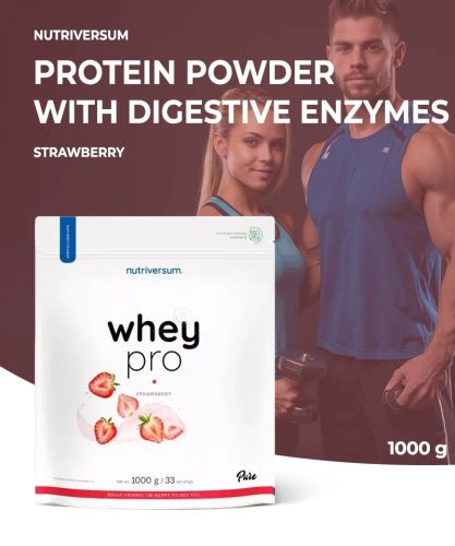 Nutriversum Whey PRO 1000 g - Căpșuni