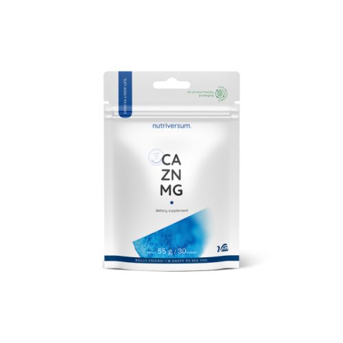 Nutriversum Calcium Zinc Magneziu - 30 comprimate