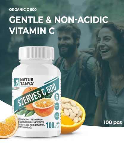 Natur Tanya® Vitamina C organică 500 mg – 100 buc.