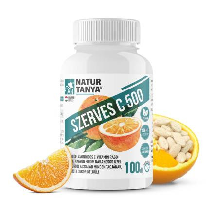 Natur Tanya® Vitamina C organică 500 mg – 100 buc.