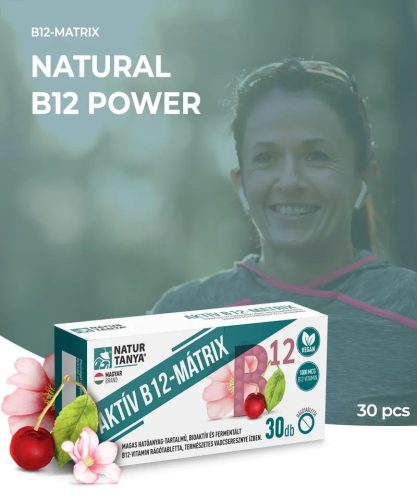 Natur Tanya® Complex activ de vitamina B12 – 30 tablete masticabile