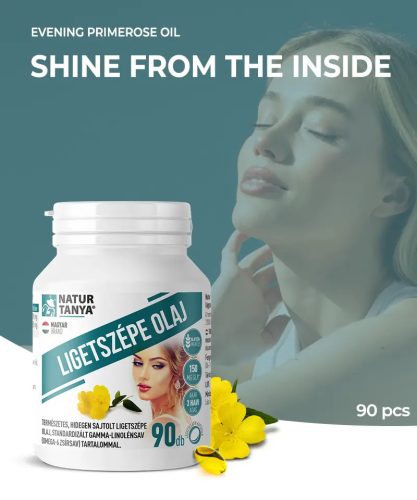 Natur Tanya® Capsule cu ulei de luminița-nopții – 90 buc.