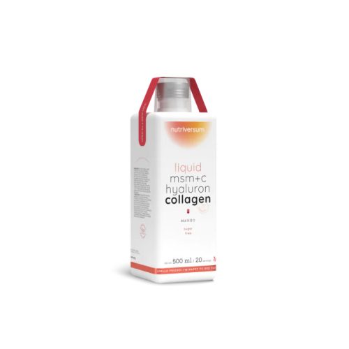 Nutriversum Liquid MSM+C Hyaluron Colagen 500 ml mango