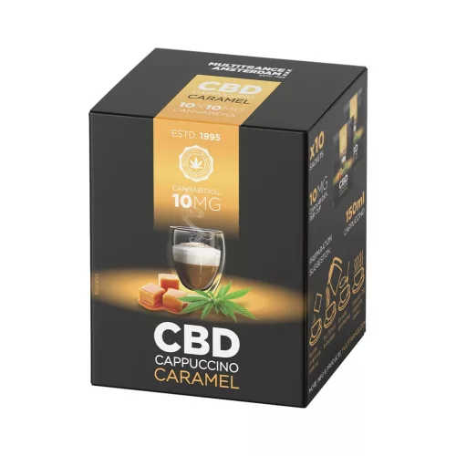 CBD Coffee Instant Caramel Cappuccino 10 mg (10 sachets) 