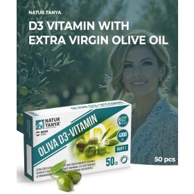 Natur Tanya® OLIVA Vitamina D3 4000 UI - 50 buc