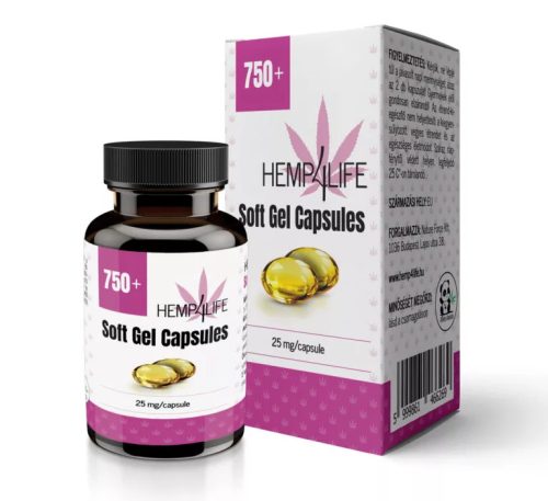 Hemp4Life Capsule din ulei de cânepă 750 mg 30 buc
