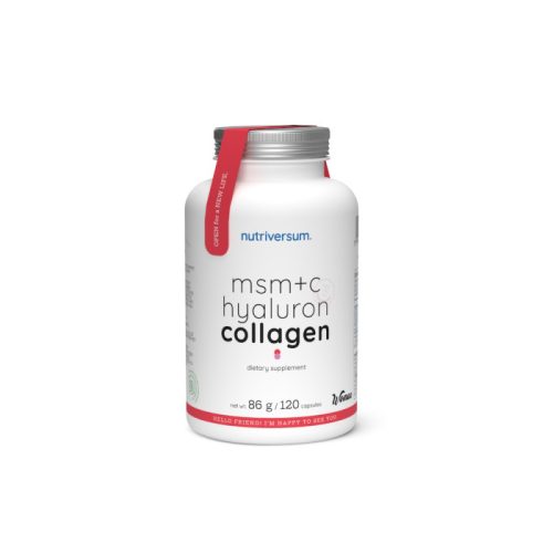 Nutriversum MSM+C Hyaluron Colagen Capsule - 120 Capsule