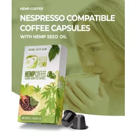 Astra Hemp Capsule de cafea cu cannabis