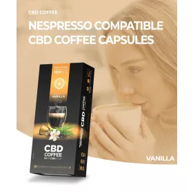 Multitrance Capsule de cafea CBD cu vanilie (10mg CBD)