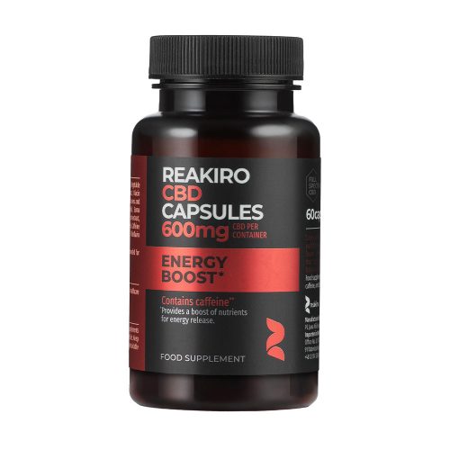 Reakiro Energy Boost capsule CBD 60 buc | 600 mg