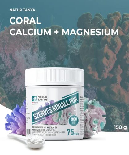 Natur Tanya® Pulbere de Coral Organic – 150 g