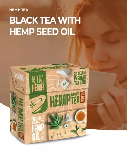 Astra Hemp Black Tea 25 mg Hemp Oil