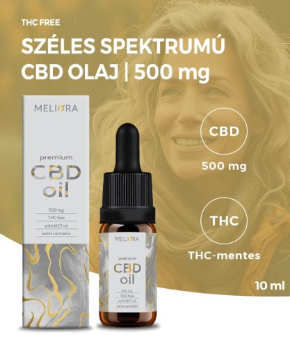Meliora spectru larg 5% ulei CBD 500 mg 