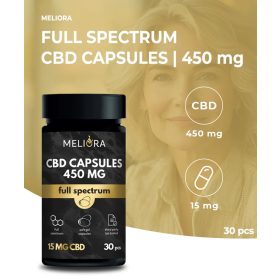 Meliora capsule CBD 15 mg 30 buc | 450 mg