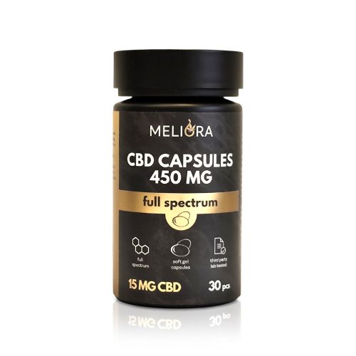 Meliora capsule CBD 15 mg 30 buc | 450 mg