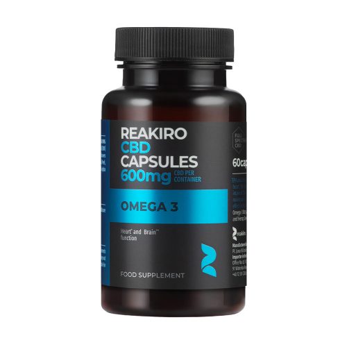 Reakiro Omega-3 capsule CBD 60 buc | 600 mg