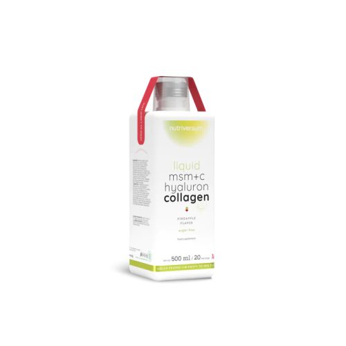 Nutriversum Liquid MSM+C Hyaluron Colagen 500 ml ananas