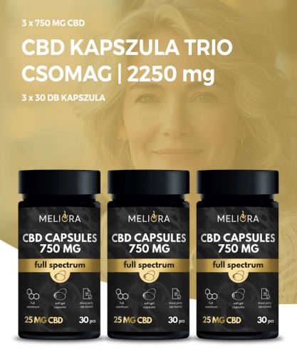 CBD Trio Pack 3x750 mg capsule CBD