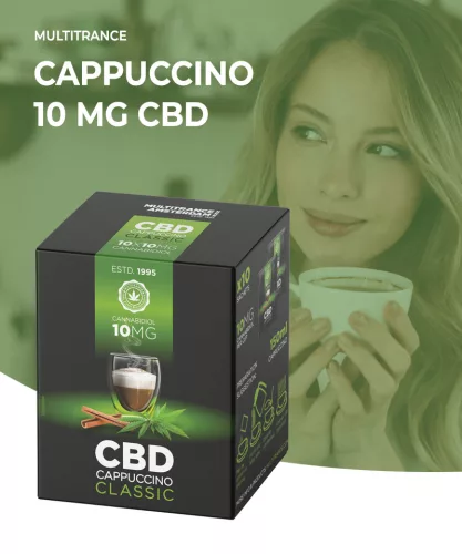 CBD Coffee Instant Cappuccino 10 mg (10 sachets) 