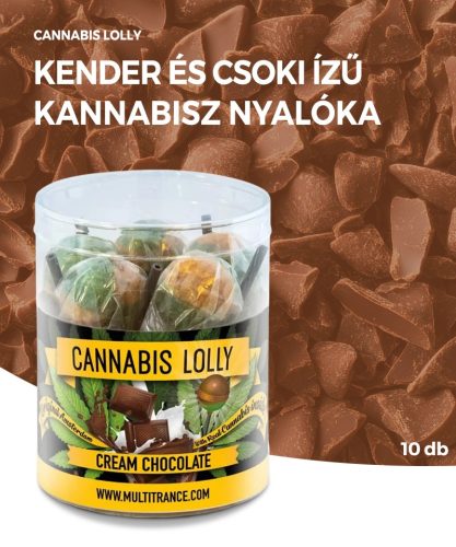 Bomboane de ciocolată cu cremă de canabis - cutie cadou (10 bomboane)