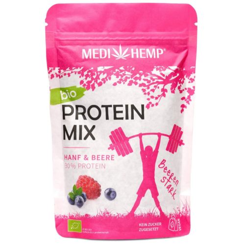 Medihemp Proteină din Cânepă Bio cu aromă de fructe de pădure 200 g