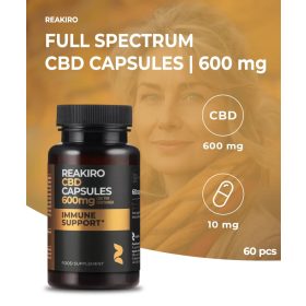 Reakiro Immune Support capsule CBD 60 buc | 600 mg