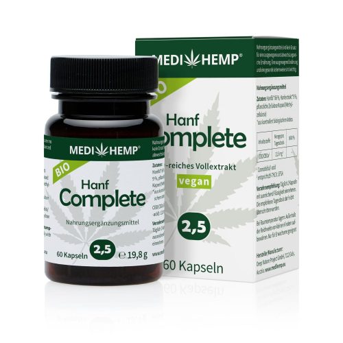 MEDIHEMP Hanf Complete capsule 2,5% 60 buc