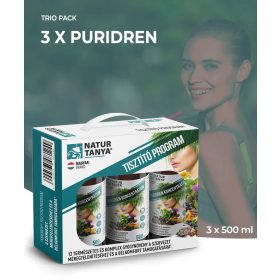   Natur Tanya® Puridren Program de Detoxifiere de 60 de zile – 3x500 ml