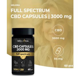 Meliora capsule CBD 25 mg 60 buc | 1500 mg
