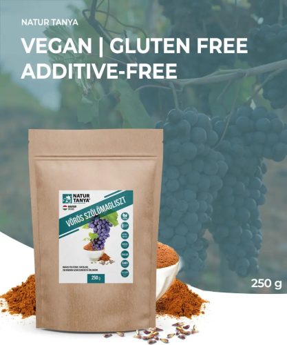 Natur Tanya® Făină din semințe de struguri roșii - 250 g