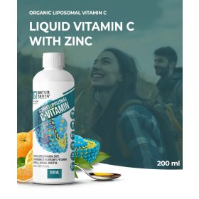   Natur Tanya® Vitamina C lipozomală + zinc în formă lichidă - 200 ml