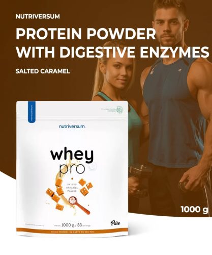 Nutriversum Whey PRO 1000 g - Caramel sărat