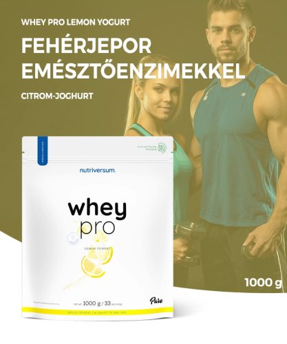 Nutriversum Whey PRO 1000 g - Iaurt cu lămâie