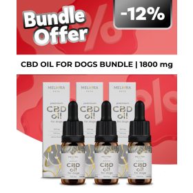 CBD Trio Pack pentru câini 3x6% 600 mg 