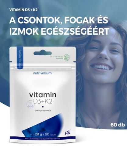 Nutriversum D3+K2 - 60 buc
