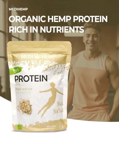 Medihemp Proteină din Cânepă Bio Naturală 330 g