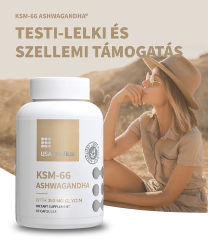 USA Medical KSM66 Ashwagandha® kapszula 60 db