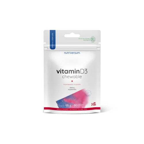 Nutriversum Vitamina D3 comprimate de mestecat - 30 capsule