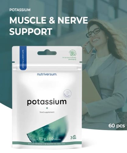 Nutriversum Potassium Capsule cu potasiu - 60 buc.