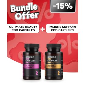   Reakiro Ultimate Beauty CBD kapszula 60 db | 600 mg + Reakiro Immune Support CBD kapszula 60 db | 600 mg
