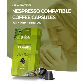 Pure Hemp Capsule de cafea cu cannabis