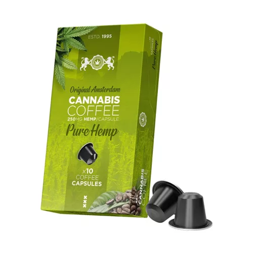 Pure Hemp Capsule de cafea cu cannabis