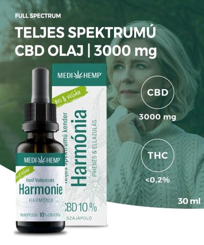 MEDIHEMP Cânepă completă 10%, 3000 mg, 30 ml