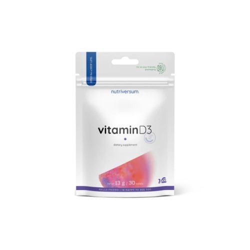 Nutriversum Tablete cu vitamina D3 – 30 buc.