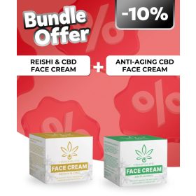   Hemp4Life Nappali CBD arckrém + Hemp4Life Öregedésgátló CBD Arckrém