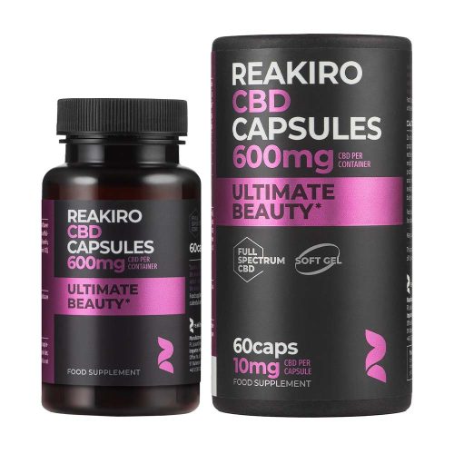 Reakiro Ultimate Beauty capsule CBD 60 buc | 600 mg