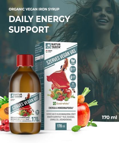 Natur Tanya® Organic Vegan Sirop de fier